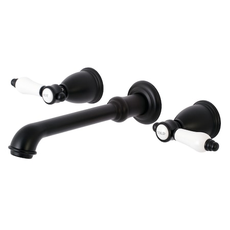 KS7120BPL Two-Handle Wall Mount Bathroom Faucet